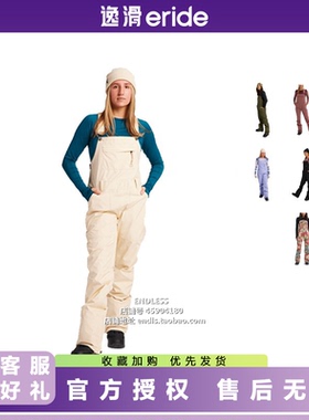 逸滑|BURTON AVALON伯顿女款单板滑雪背带裤防风滑雪背带裤