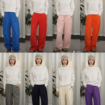 裤长104【YLANGENE】颗粒绒“糖果“裤55290YGSM