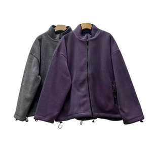 衣长67 颗粒绒外套2505CSXBL YLANGENE