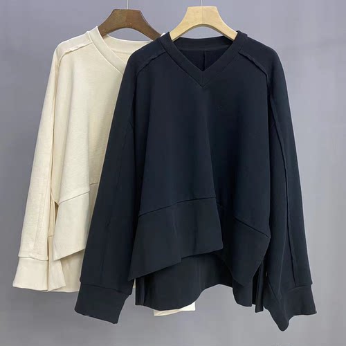 清仓 衣长66 汉麻肌理感21支450克重磅卫衣SW0170YIKKE