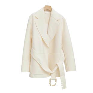 简约百搭短款 YLANGENE 大衣9015DL 白月光 清仓