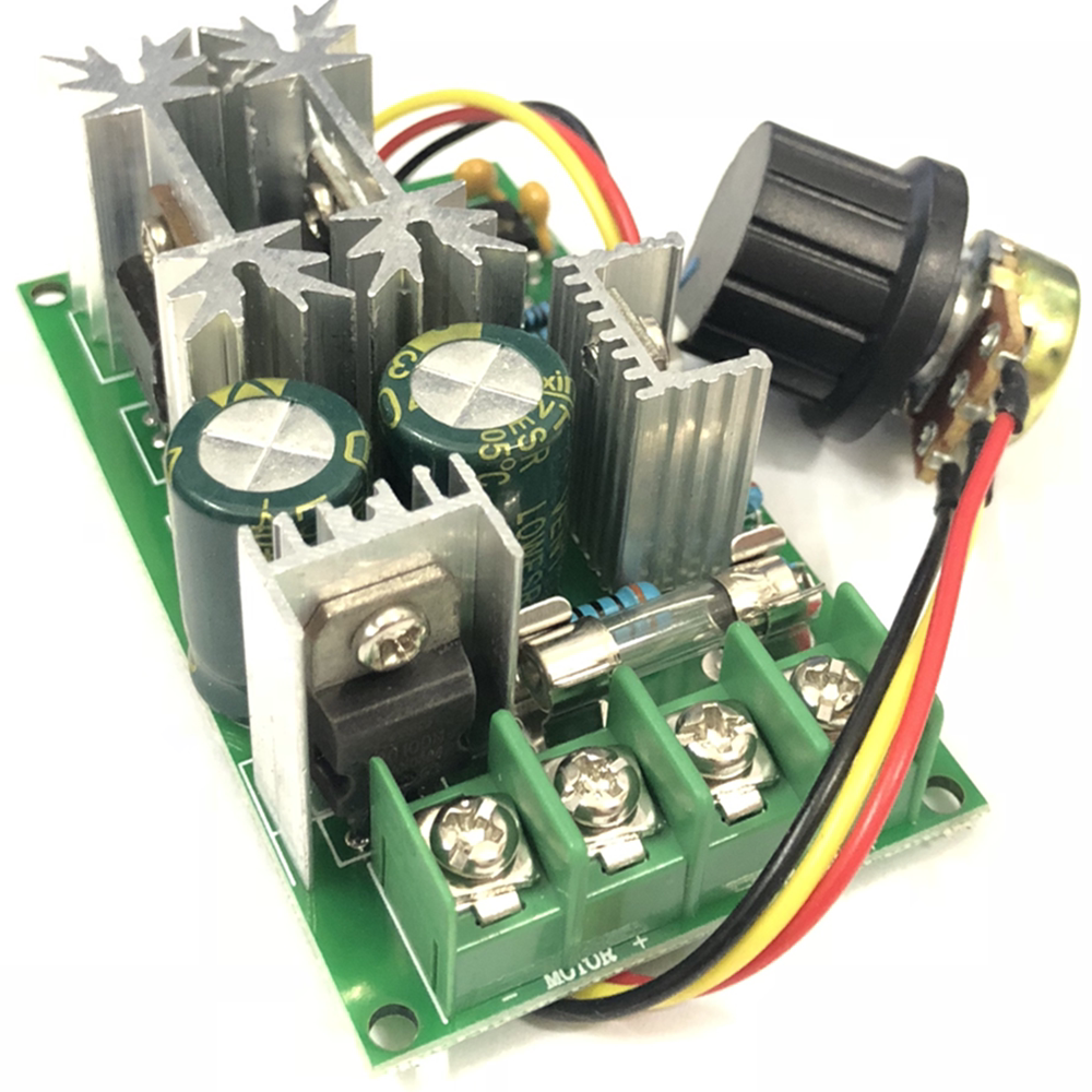 直流电机调速器12v24v36v48v大功率驱动模块pwm控制器 20a调流器