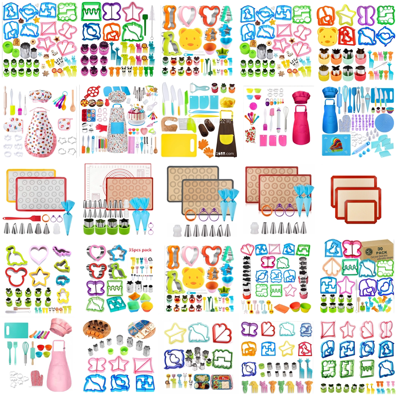 出口品质三明治面包形状模具宝宝爱心便当按压模不锈钢水果花型切