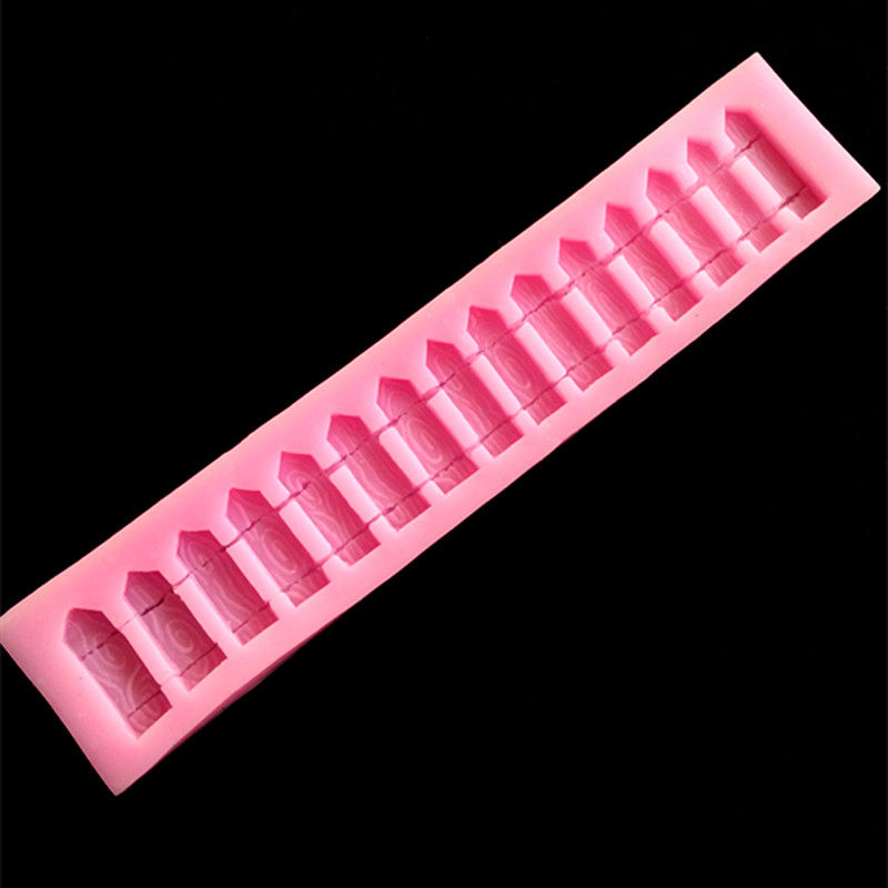 翻糖蛋糕模具 花园围栏栅栏装饰硅胶翻糖模具 巧克力模具食品硅胶