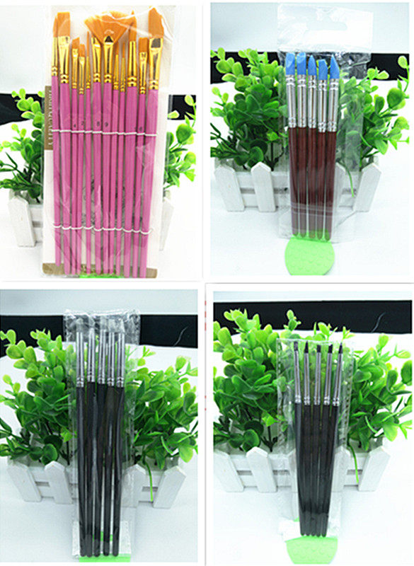 翻糖蛋糕上色笔糖花巧克力勾线人物雕刻化妆陶艺笔硅胶软笔描边笔