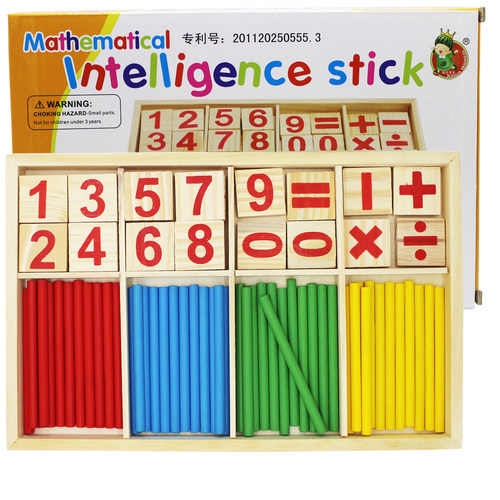 木制计数棒数数棒百纳文