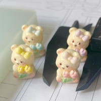 10 types of kt series accessories for puppies and rabbits, multi-hole small nose pads, silicone molds, diy handmade gypsum clay molds thumbnail 3