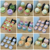 九款 diy手工石膏粘土模具 甜点小配件多孔小鼻嘎硅胶模具