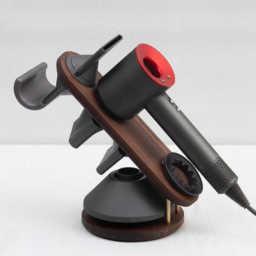 dysen吹风机收纳支架实木