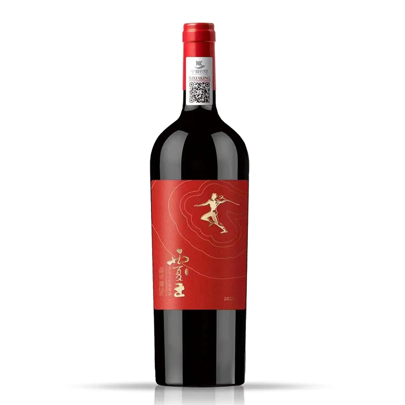 宁夏红酒西夏王美乐干红葡萄酒750ml*6瓶/箱梅洛女士酒贺兰山红酒