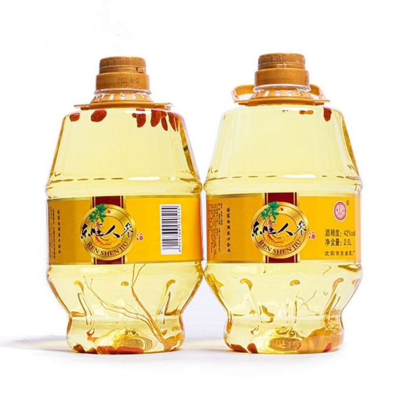 东北特产42度人参酒枸杞酒2.5L*6桶整箱东旺人参酒滋补小酒口粮酒