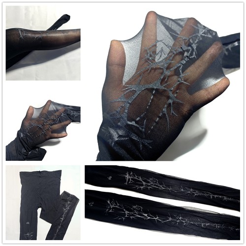 【鬼蔓暗黑风cos丝袜】复古超薄