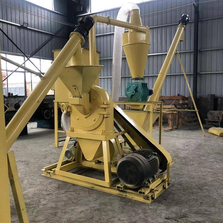 玉米饲料粉碎机自吸式养殖粮食打料工业大型化工商用齿爪式磨粉机