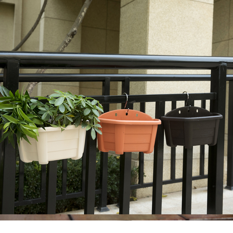 花博士半圆形塑料绿萝送挂钩花盆