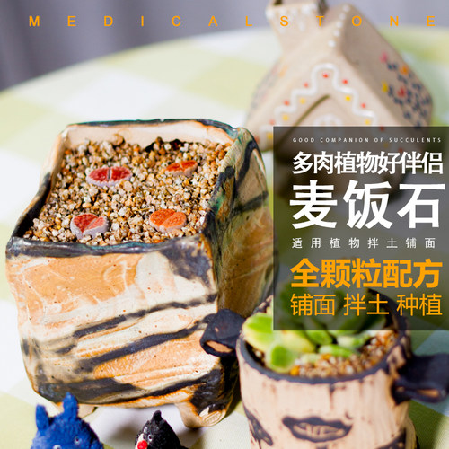 黄金麦饭石多肉颗粒营养土