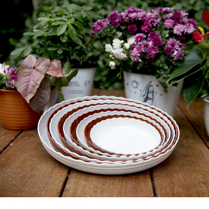 园艺圆形托盘 花盆底托 花盆托盘 接水托 接水托盘 塑料托盘 包邮