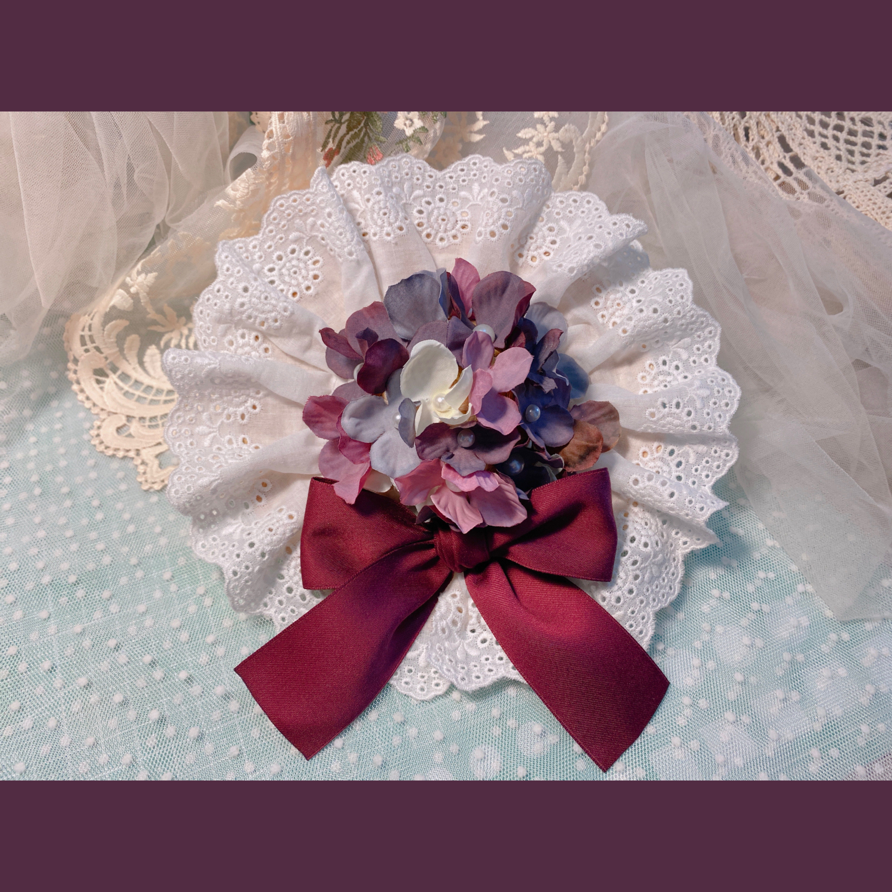 【完售展示】—花球系列—lolita cla系迷你草帽礼帽超小可爱g-2