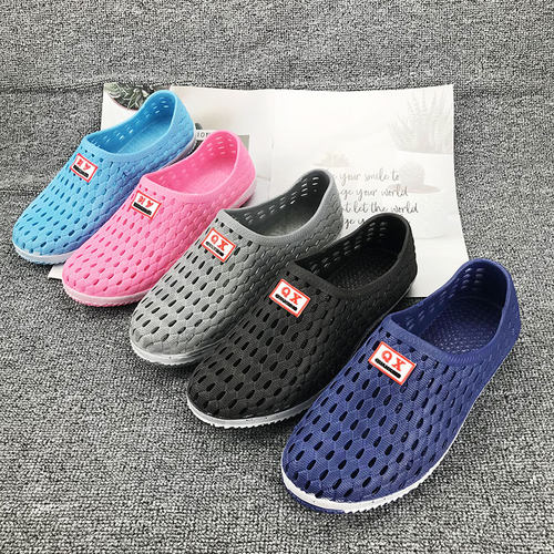 越南橡胶套脚透气运动风休闲鞋