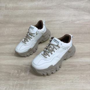 春季 新款 女鞋 2025新款 子女百搭休闲运动鞋 女款 松糕鞋 女 厚底老爹鞋