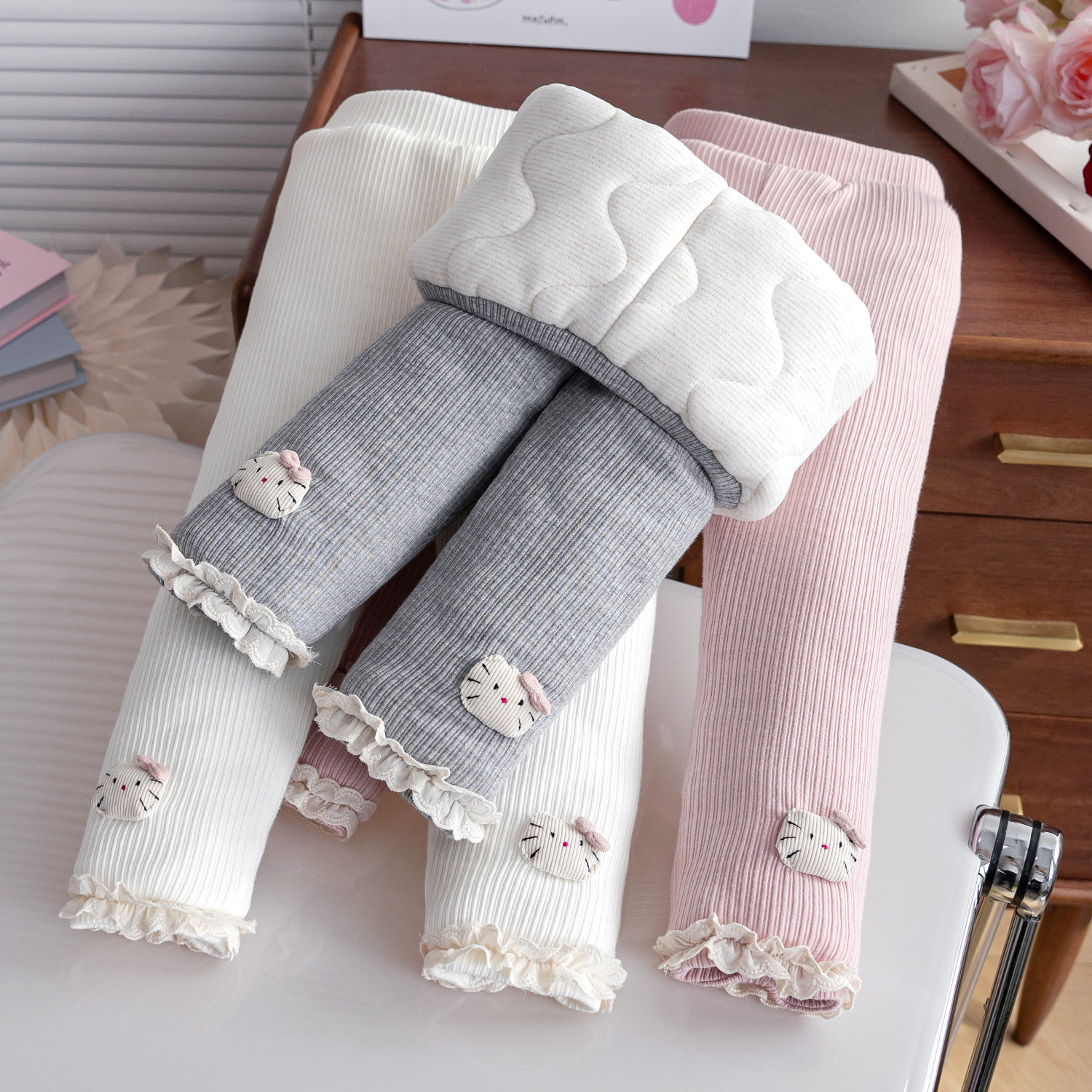 儿童夹棉加厚打底裤秋冬新款修身打底裤宝宝冬季百搭一条过冬裤子,童装/婴儿装/亲子装,裤子,淘宝优惠券,粉丝福利购,淘宝优惠卷