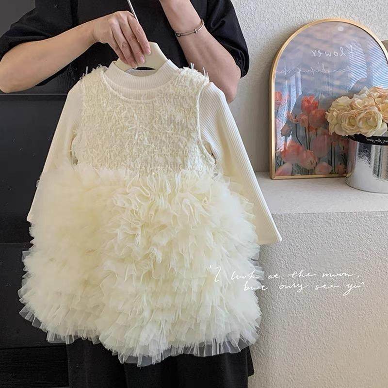 女童连衣裙套装冬季加绒款