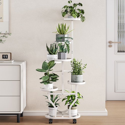 花架子客厅落地式可移动阳台置物