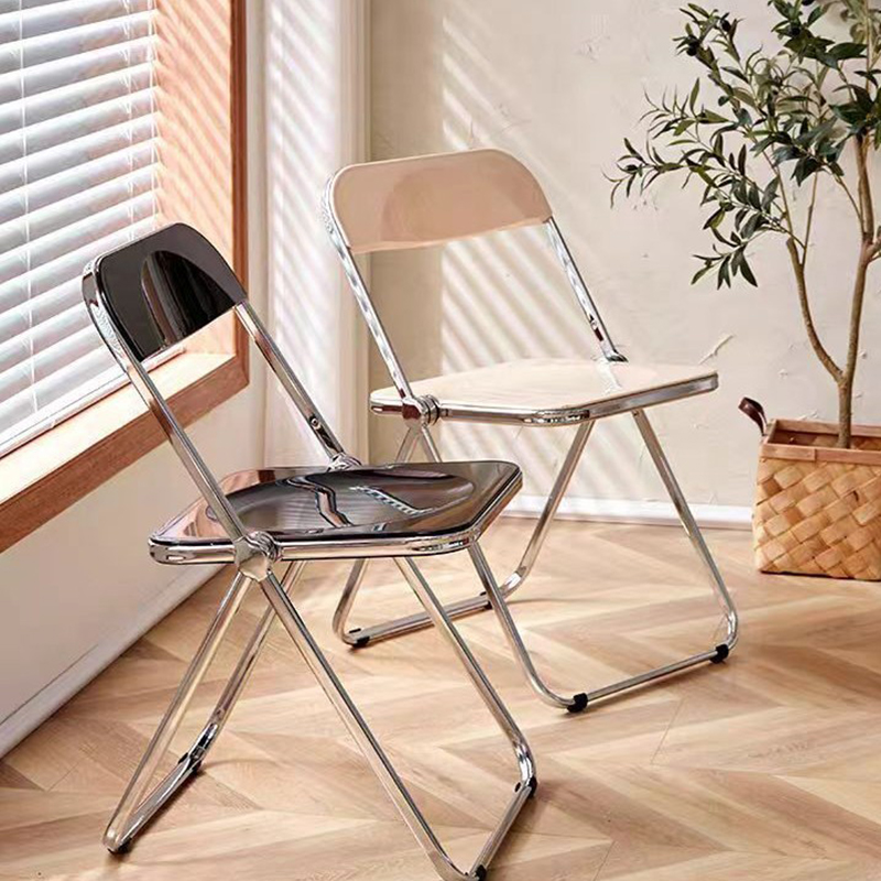 折叠椅子透明亚克力时尚服装店