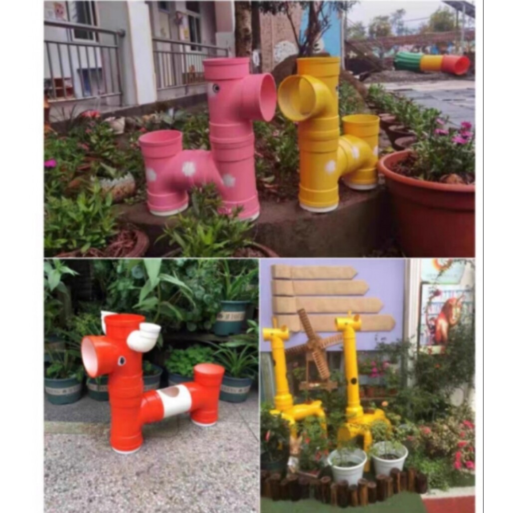 pvc花架子落地式阳台装饰品花盆