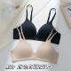 岱夫人前扣无钢圈运动美背内衣薄款 防下垂小胸聚拢文胸不空杯胸罩