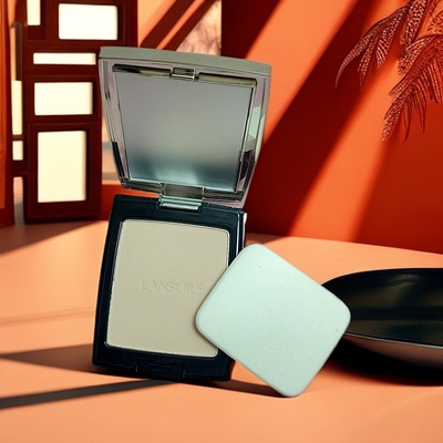 兰瑟绒雾哑光粉饼持久定妆亲肤