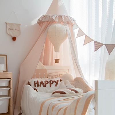 儿童房圆顶纯棉遮光床幔可拆洗