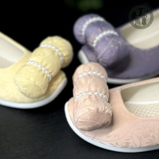 钦留皇宫原创汉服鞋【百花银锭】复原款云头履搭配唐制明制登云履