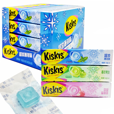 酷滋KisKis薄荷硬糖34g/条