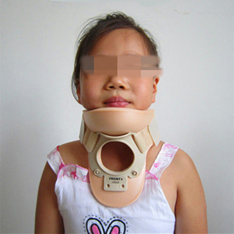 包邮 儿童颈椎骨折固定颈托 婴儿颈部损伤护具学生青少年费城颈托