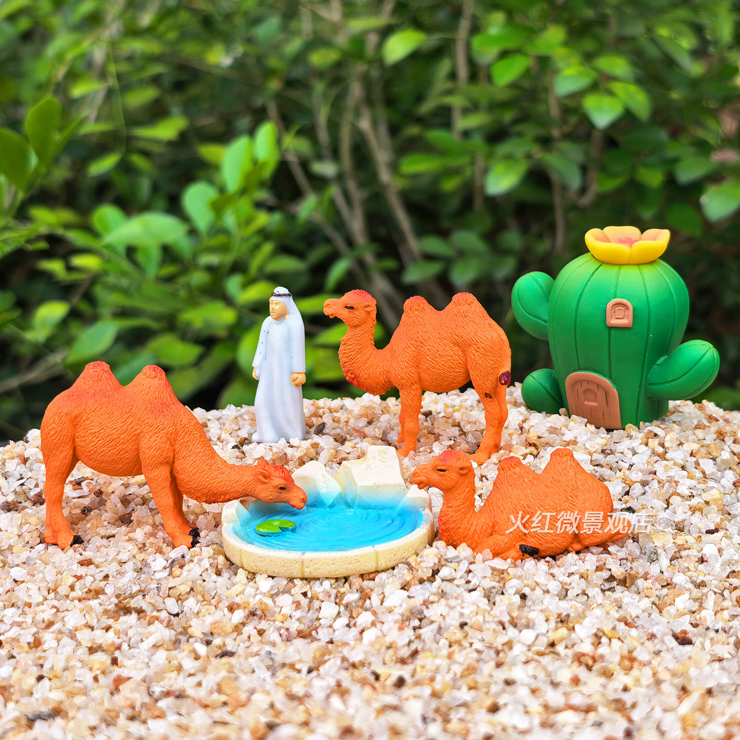 迷你仿真动物沙漠小骆驼摆件模型盆景奇石沙盘假山造景微景观装饰,家居饰品,装饰摆件,淘宝优惠券,粉丝福利购,淘宝优惠卷