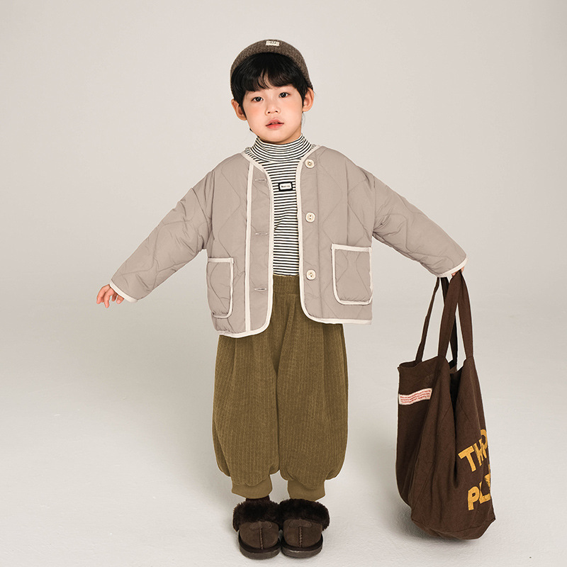 男童棉衣冬季儿童韩版短款棉服中小童清仓加厚夹棉外套轻便保暖