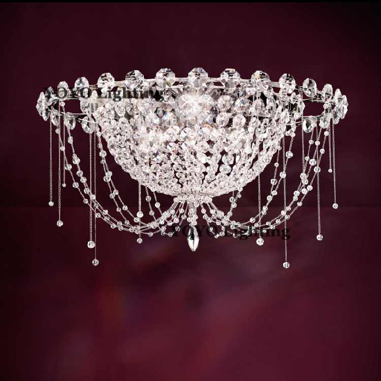 yoyo梦幻公主繁星水晶吸顶灯 外贸出口客厅餐厅卧室女儿房吊灯