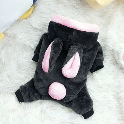 Одежда для щенков в четырех футах осень и зима, плюшевая, чем красота Skumonari маленькие щенки собак, утолщены и теплые