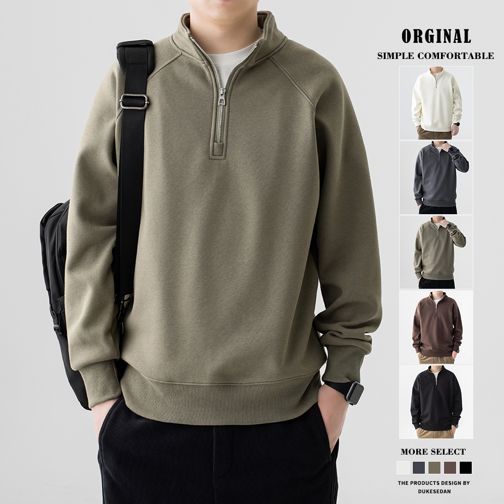 重磅卫裤男士套头美式打底衫