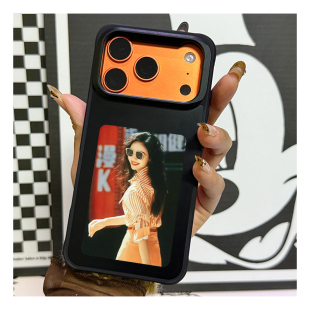 DIY投屏智能NFC墨水屏彩色高清4寸iPhone17Pro磨砂防指纹手机支架壳磁吸新款 高级感情侣礼物苹果16Promax1514