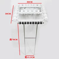 Расстояние между отверстиями 15,5 см, 20 белых проволочных коробок.