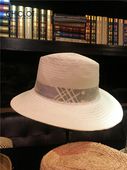 爵士礼帽 CHICLOT 日本纸草手工编织草帽 Fedora