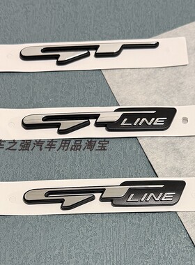 适用于现代起亚GT LINE车标GTline stinger斯汀格E前车标后车贴