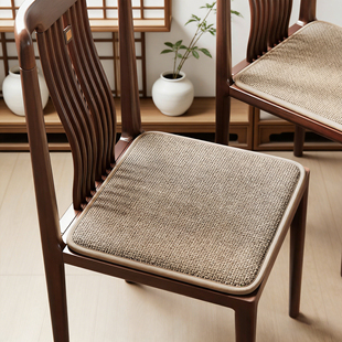中式坐垫椅子垫防滑凳子垫冬季垫子加厚实木茶桌椅子垫太师椅座垫