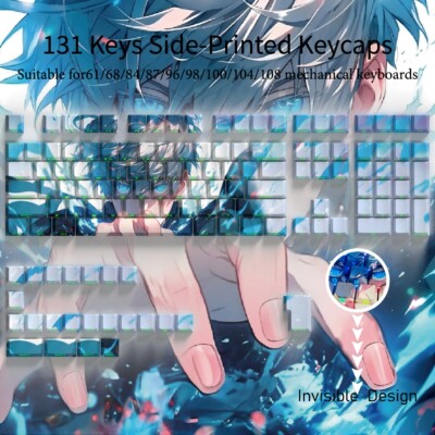 Gojo Satoru的新侧面雕刻键盖，原厂侧面雕刻半透明五面升华，个