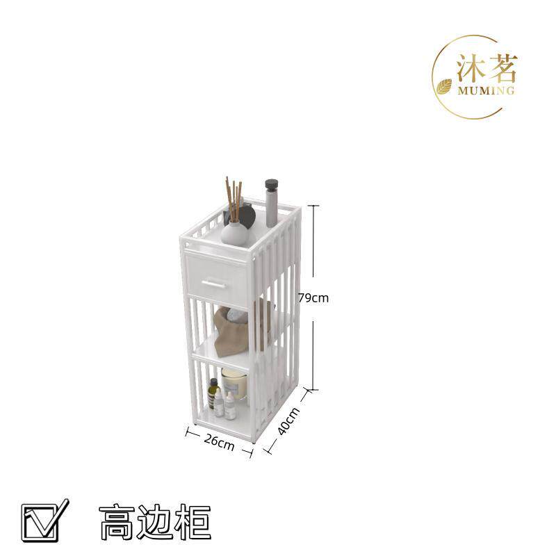 美甲店桌子配套储物立式桌边柜