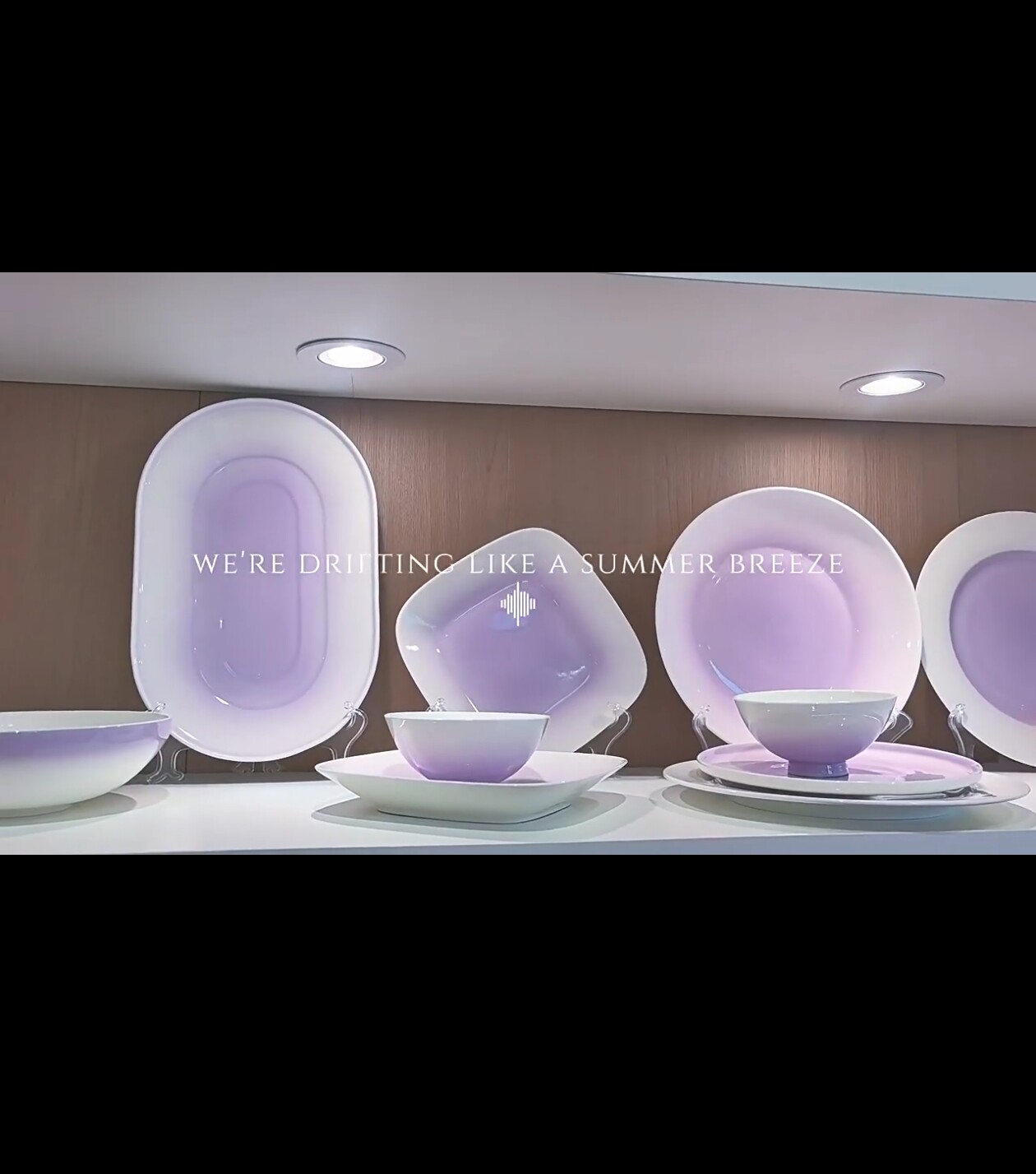 渐变紫骨瓷餐具套装 轻奢高级感餐具瓷器套装