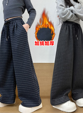 女童超好看炸街裤子冬季保暖外穿