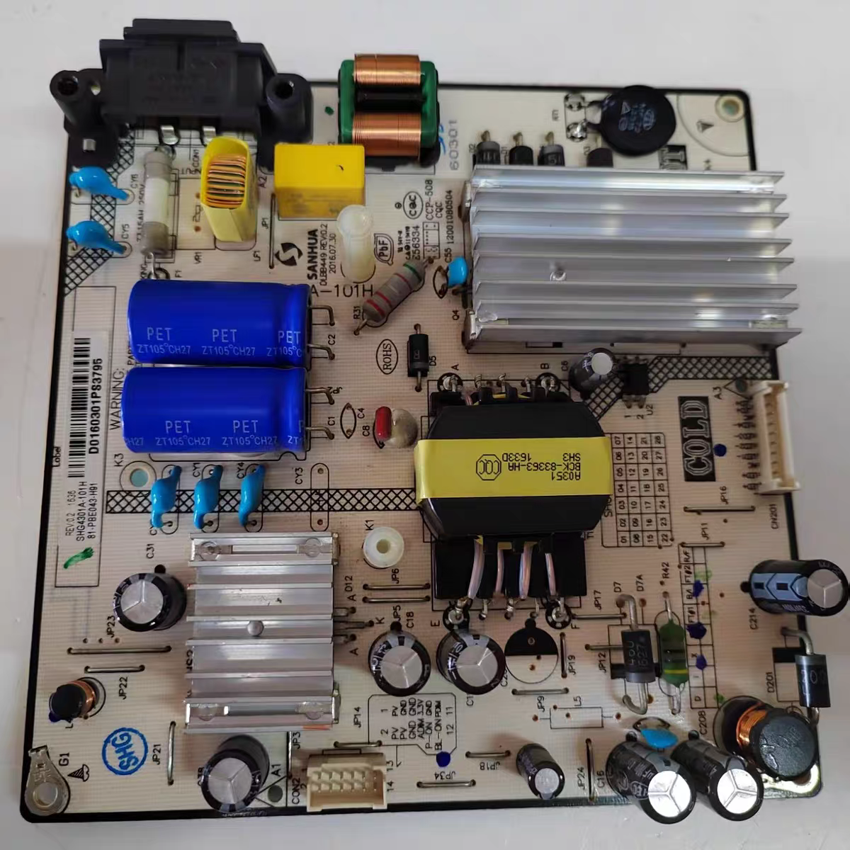 原装TCL L43F3800U电源板SHG4301A-101H