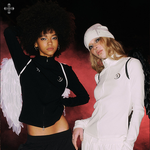 立领开衫 长袖 300g轻薄透气美式 修身 街舞运动编舞开衫 SMILEDDD